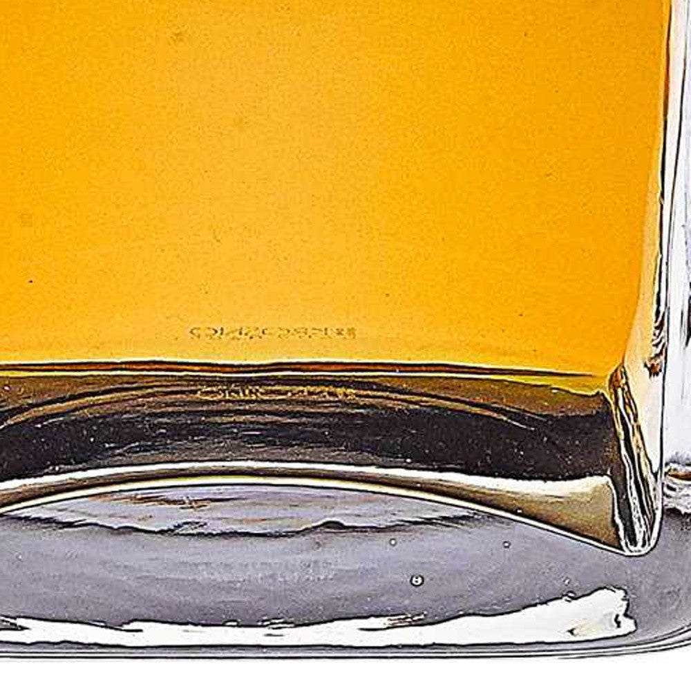 Mouth Blown European Crystal Scotch Or Whiskey Decanter 34 Oz-Barware and Drinkware-DECOROLALA