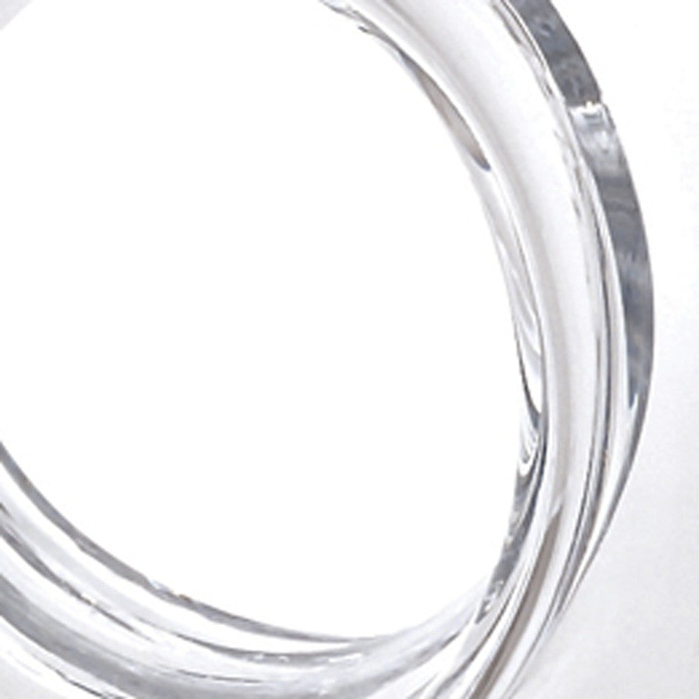 Mouth Blown Lead Free Crystal Pitcher 28 Oz-Barware and Drinkware-DECOROLALA