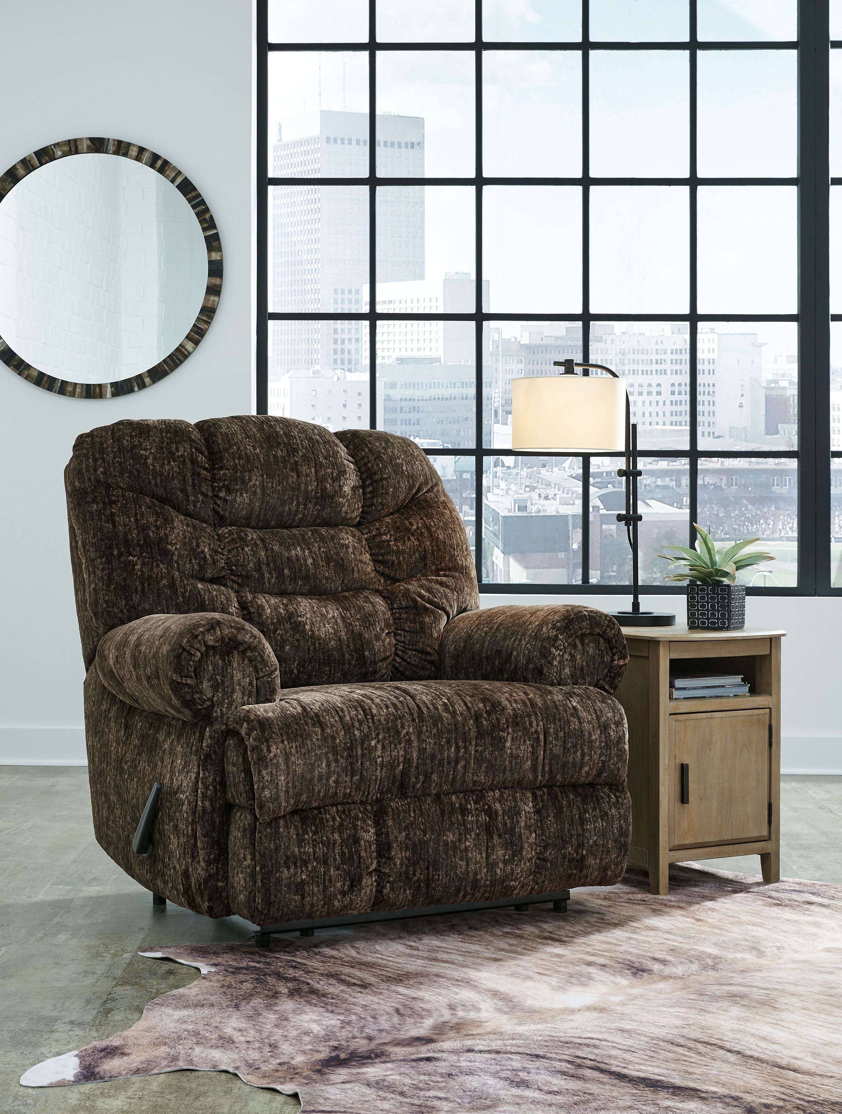 Movie Man Zero Wall Recliner - Chocolate-Reclining Chairs-DECOROLALA