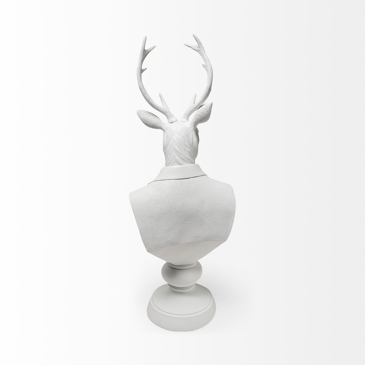 Mozart 22.5" Painted Resin Deer in a Suit Bust-Objects-DECOROLALA