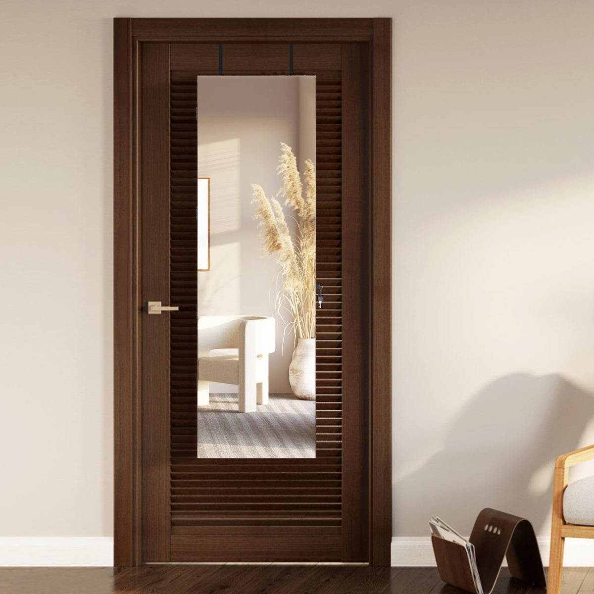 Multipurpose Storage Cabinet with 4 Drawers-Rustic Brown-Jewelry Armoires-DECOROLALA