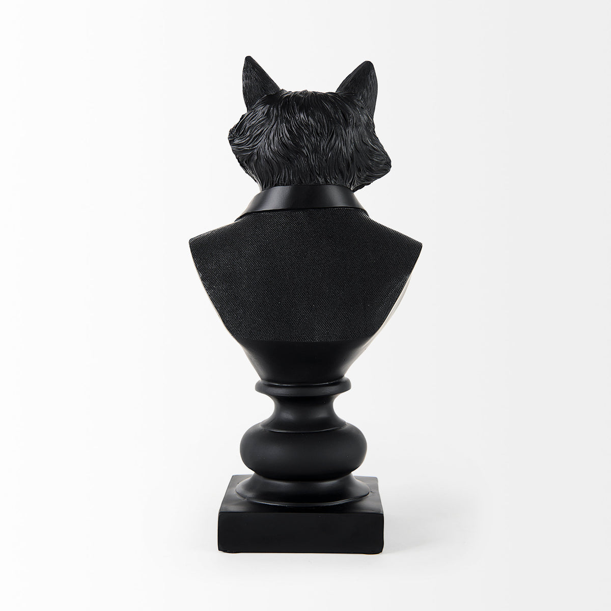 Murray 13" Painted Resin Fox in a Suit Bust-Objects-DECOROLALA