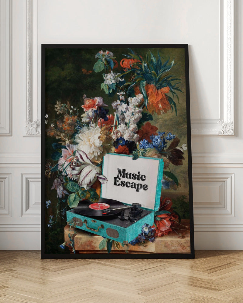 Music Escape Canvas Print by Dikhotomy-Canvas Print-DECOROLALA