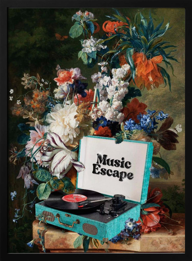 Music Escape Canvas Print by Dikhotomy-Canvas Print-DECOROLALA
