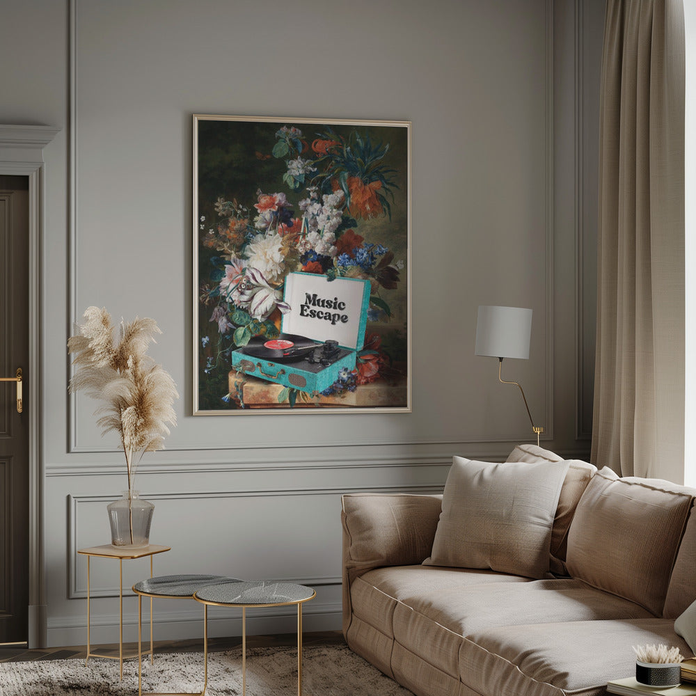 Music Escape Canvas Print by Dikhotomy-Canvas Print-DECOROLALA