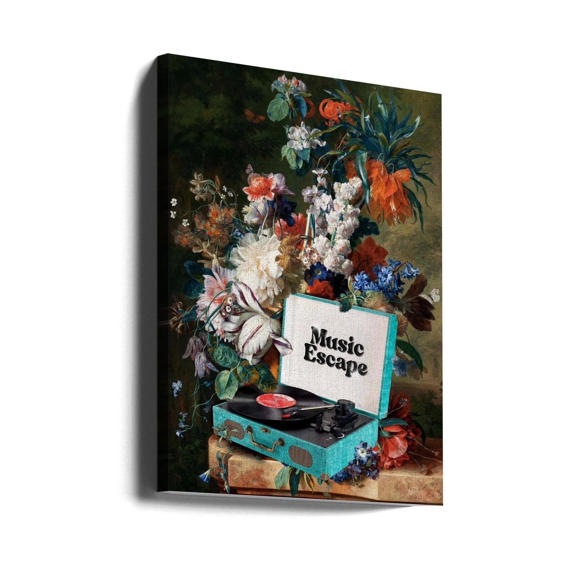 Music Escape Canvas Print by Dikhotomy-Canvas Print-DECOROLALA