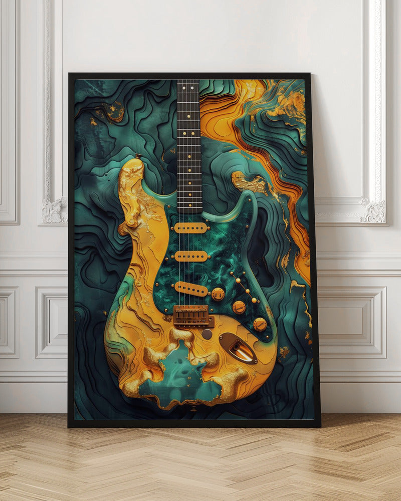 Music Guitar 1 Canvas Print-Canvas Print-DECOROLALA