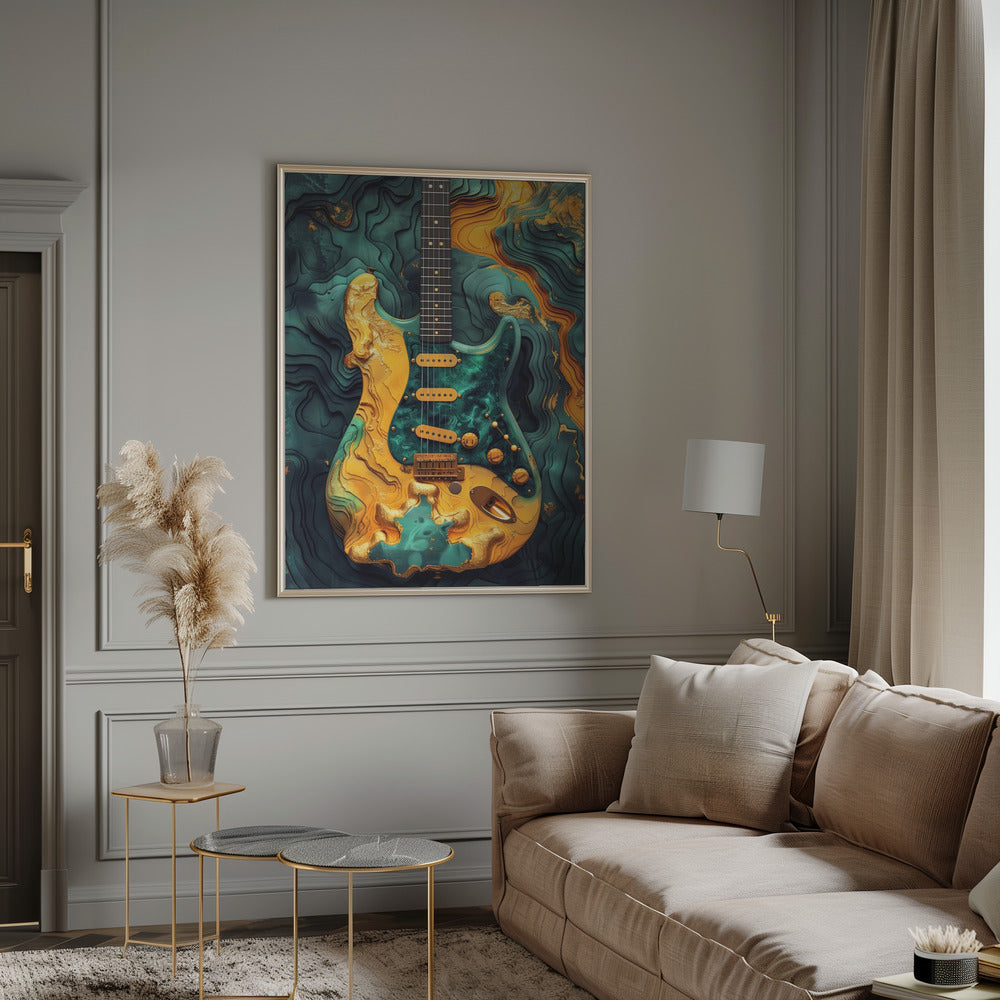 Music Guitar 1 Canvas Print-Canvas Print-DECOROLALA