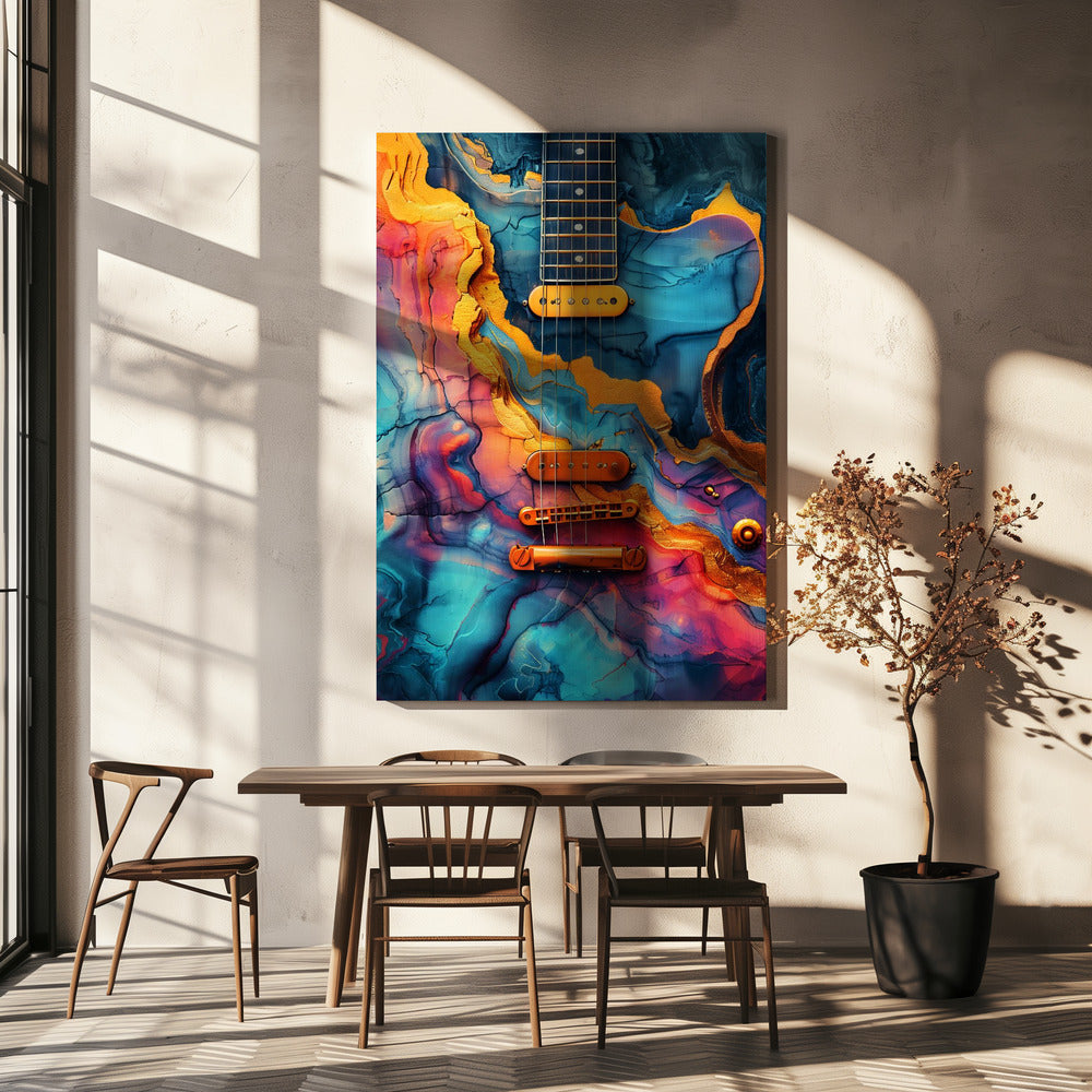 Music Guitar 3 Canvas Print-Canvas Print-DECOROLALA