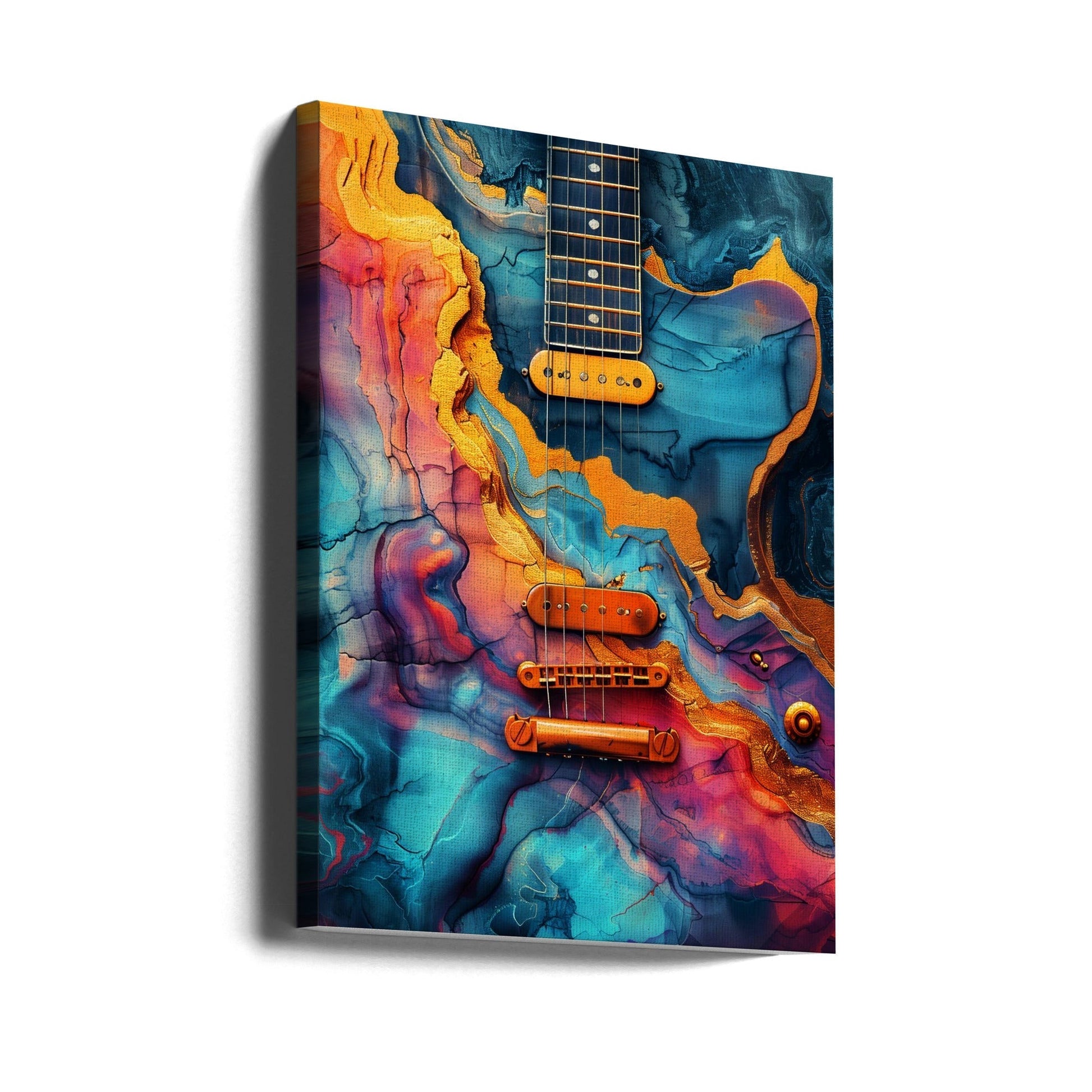 Music Guitar 3 Canvas Print-Canvas Print-DECOROLALA