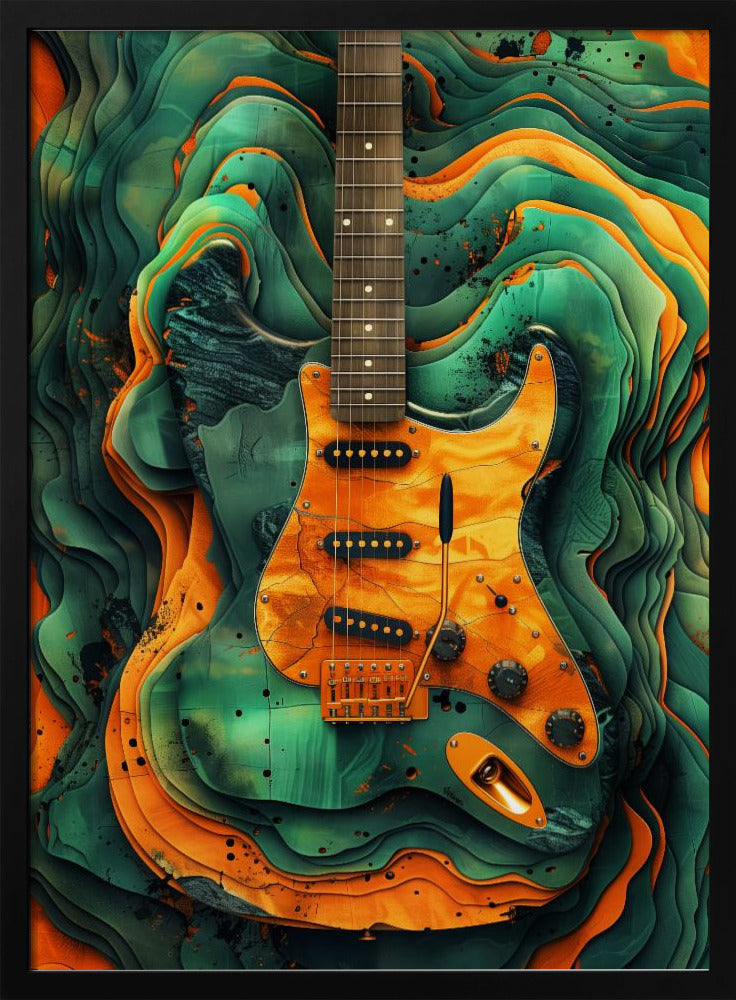 Music Guitar 4 Canvas Print-Canvas Print-DECOROLALA