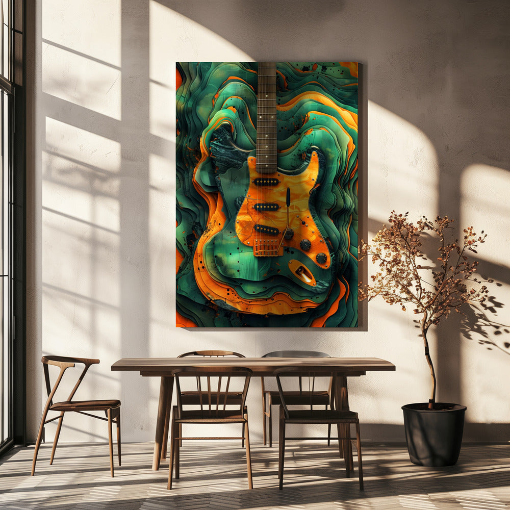 Music Guitar 4 Canvas Print-Canvas Print-DECOROLALA