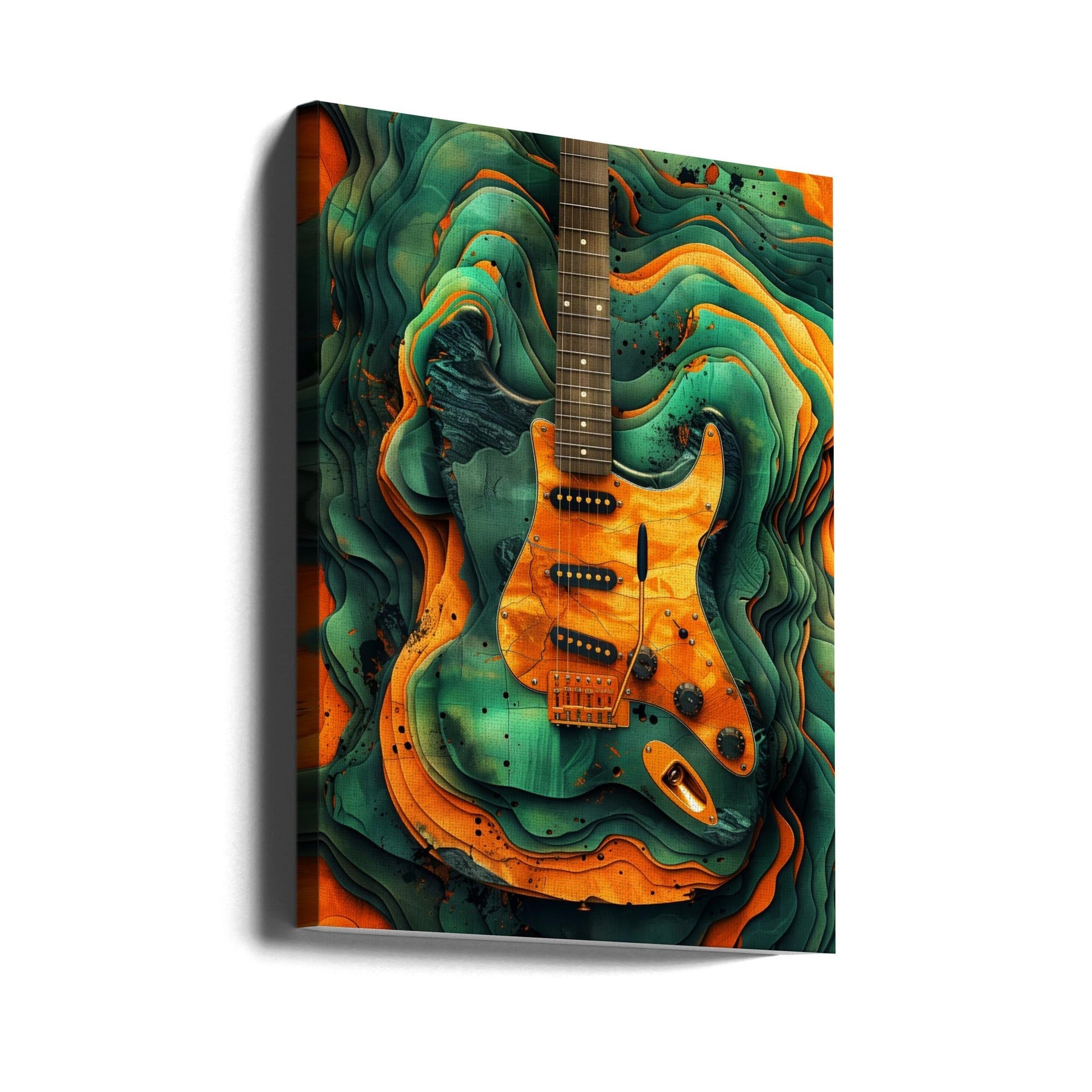 Music Guitar 4 Canvas Print-Canvas Print-DECOROLALA