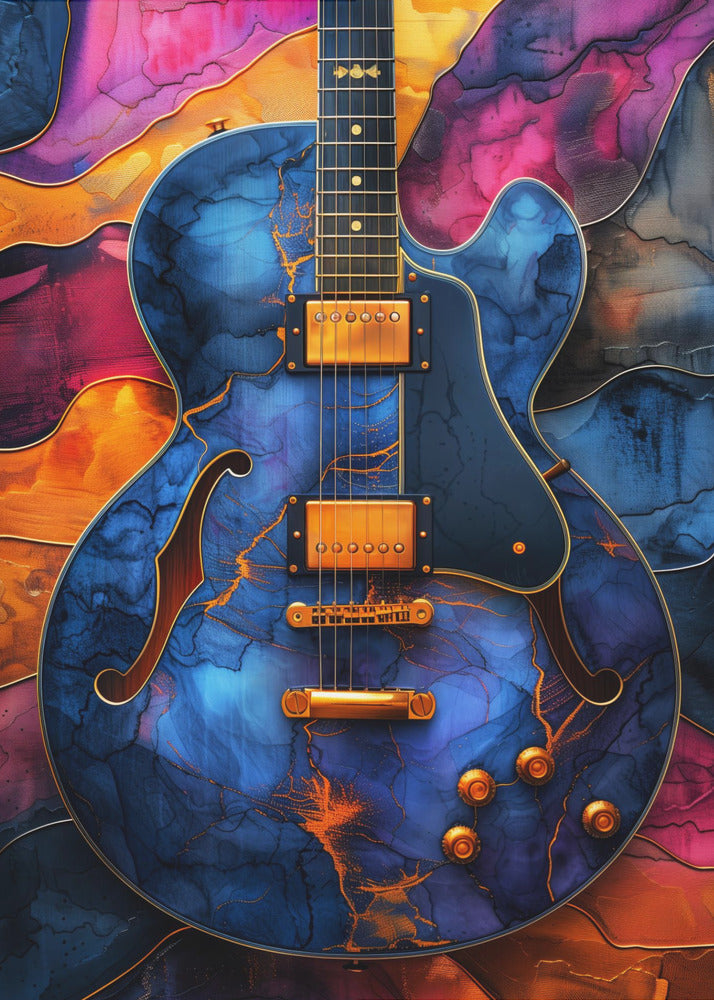 Music Guitar 5 Canvas Print-Canvas Print-DECOROLALA