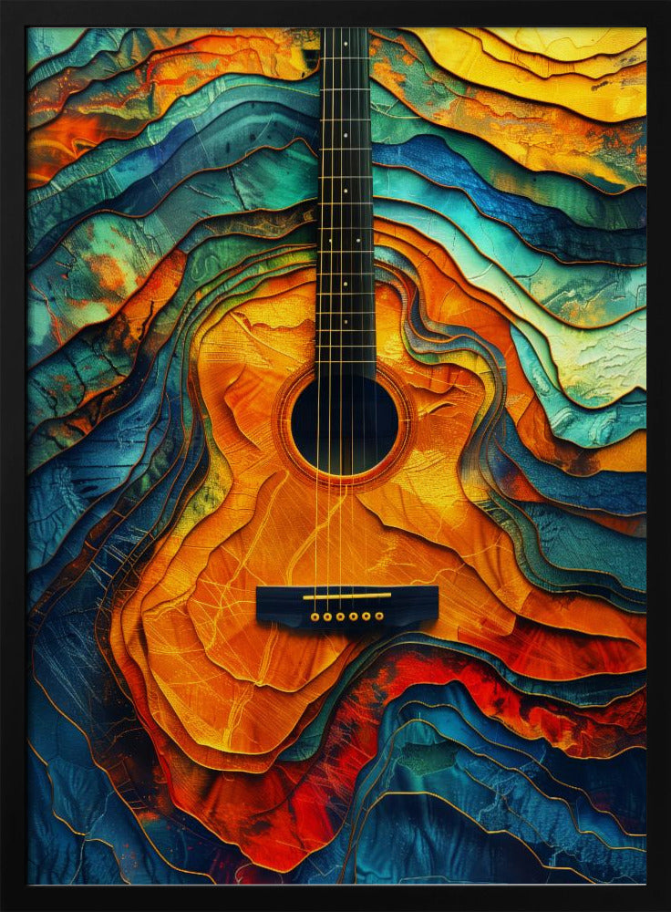 Music Guitar 6 Canvas Print-Canvas Print-DECOROLALA