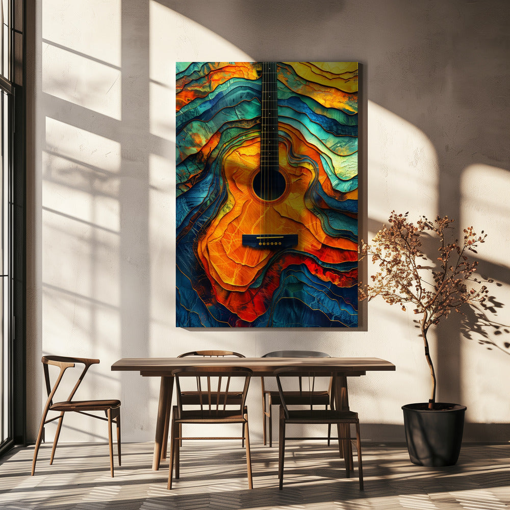 Music Guitar 6 Canvas Print-Canvas Print-DECOROLALA