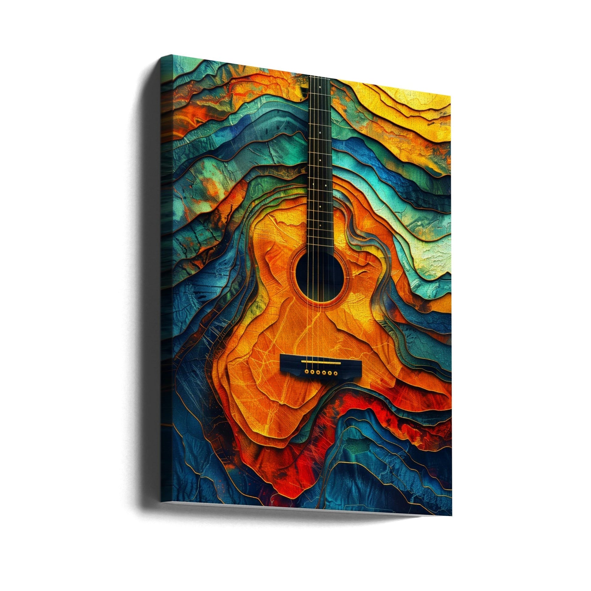 Music Guitar 6 Canvas Print-Canvas Print-DECOROLALA
