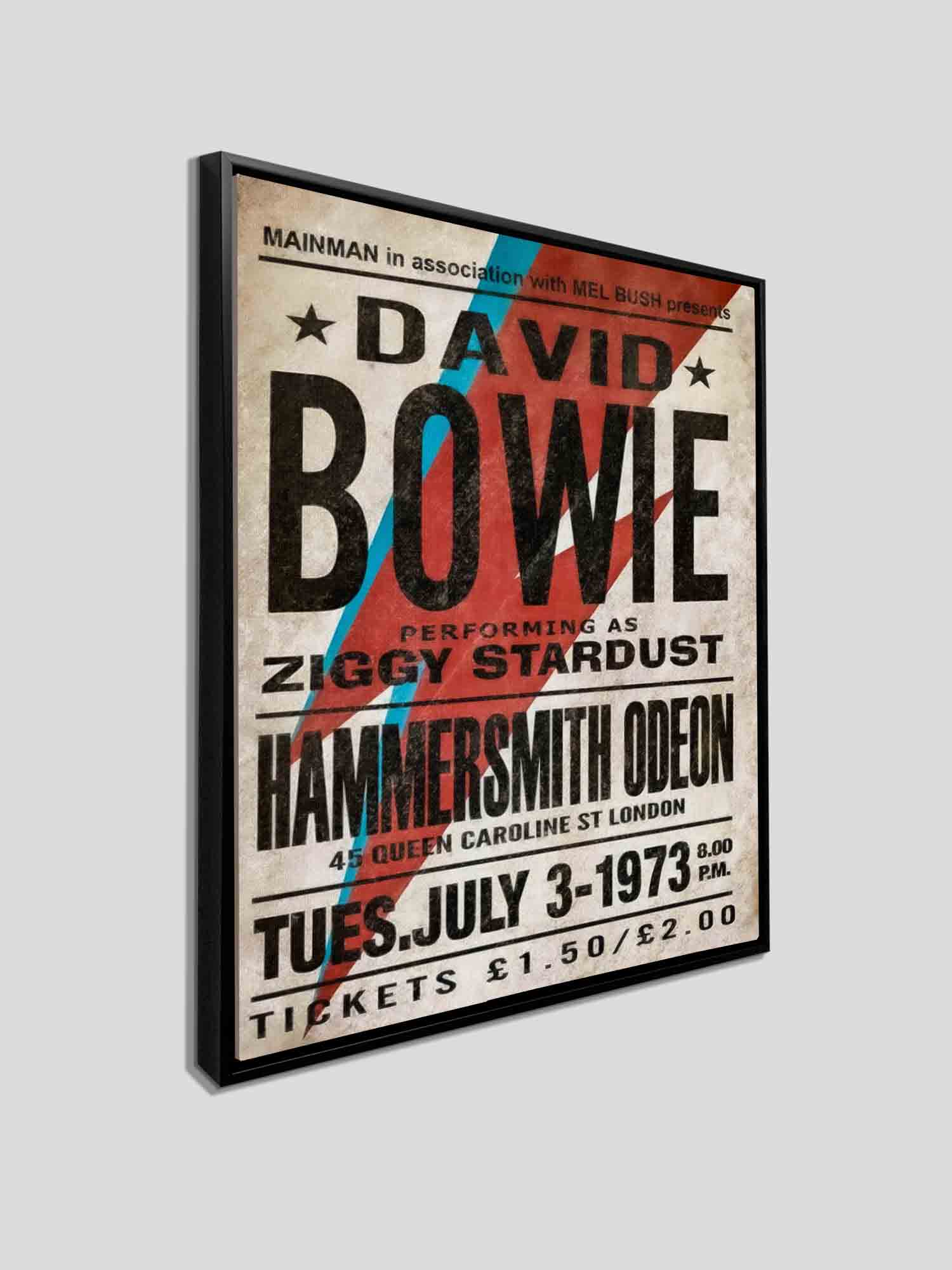 Music Poster David Bowie Hammersmith -Vintage Music Wall Decor-Wall Art-DECOROLALA