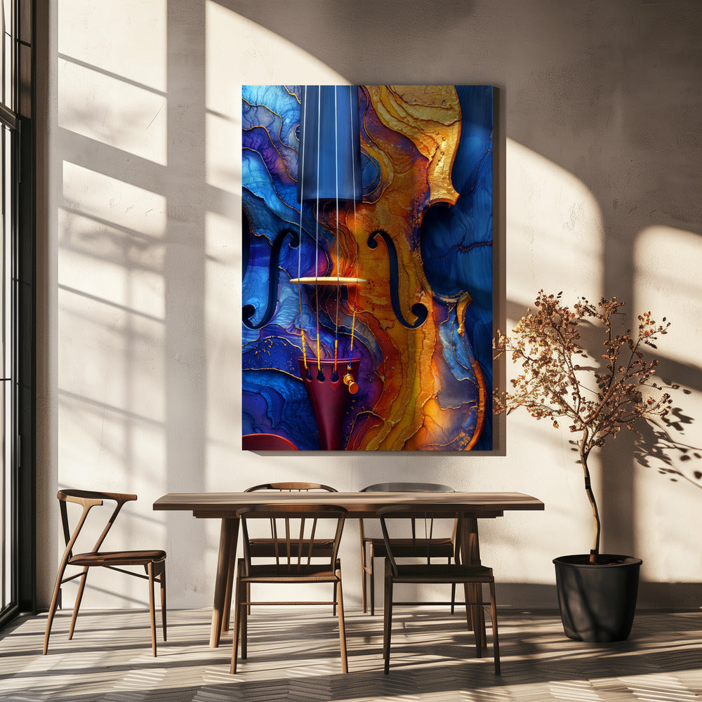 Music Violin 2-Poster Music Canvas Print-Canvas Print-DECOROLALA
