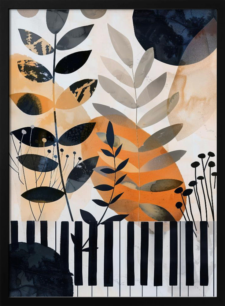 Muzyka Piano 1 Canvas Print-Canvas Print-DECOROLALA