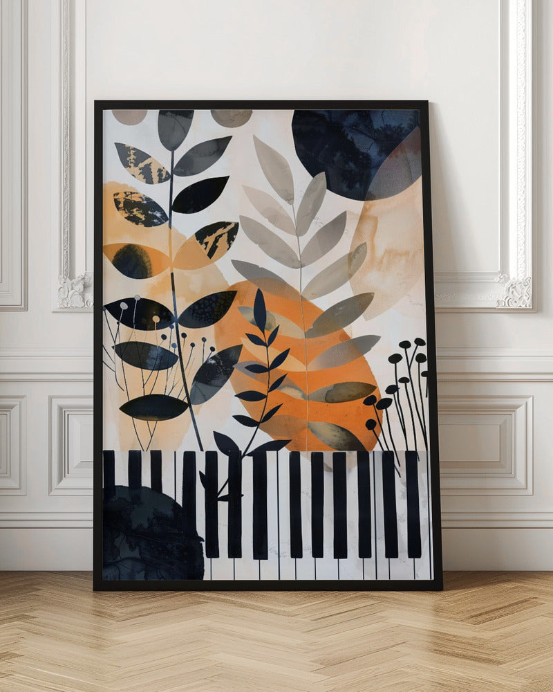 Muzyka Piano 1 Canvas Print-Canvas Print-DECOROLALA
