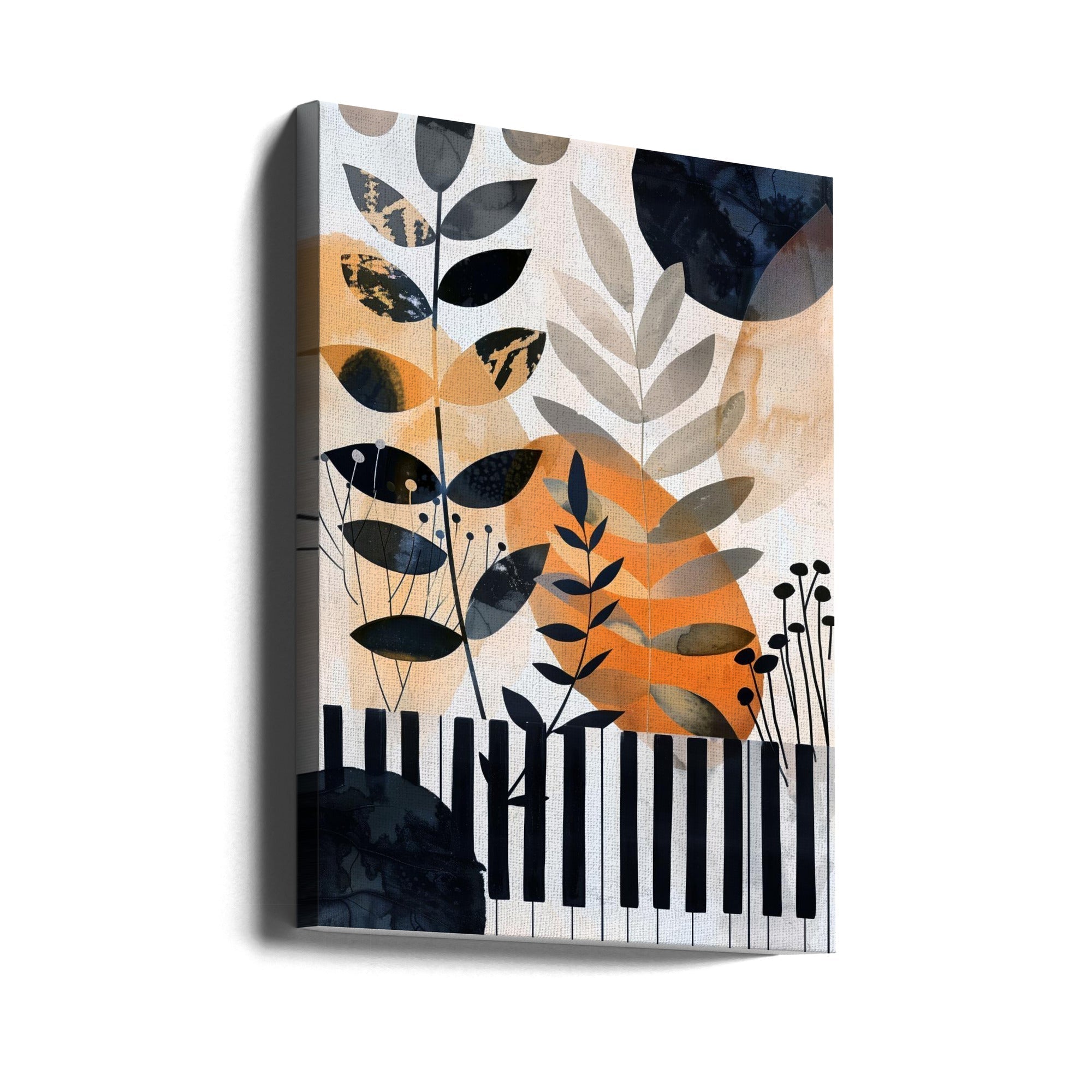 Muzyka Piano 1 Canvas Print-Canvas Print-DECOROLALA