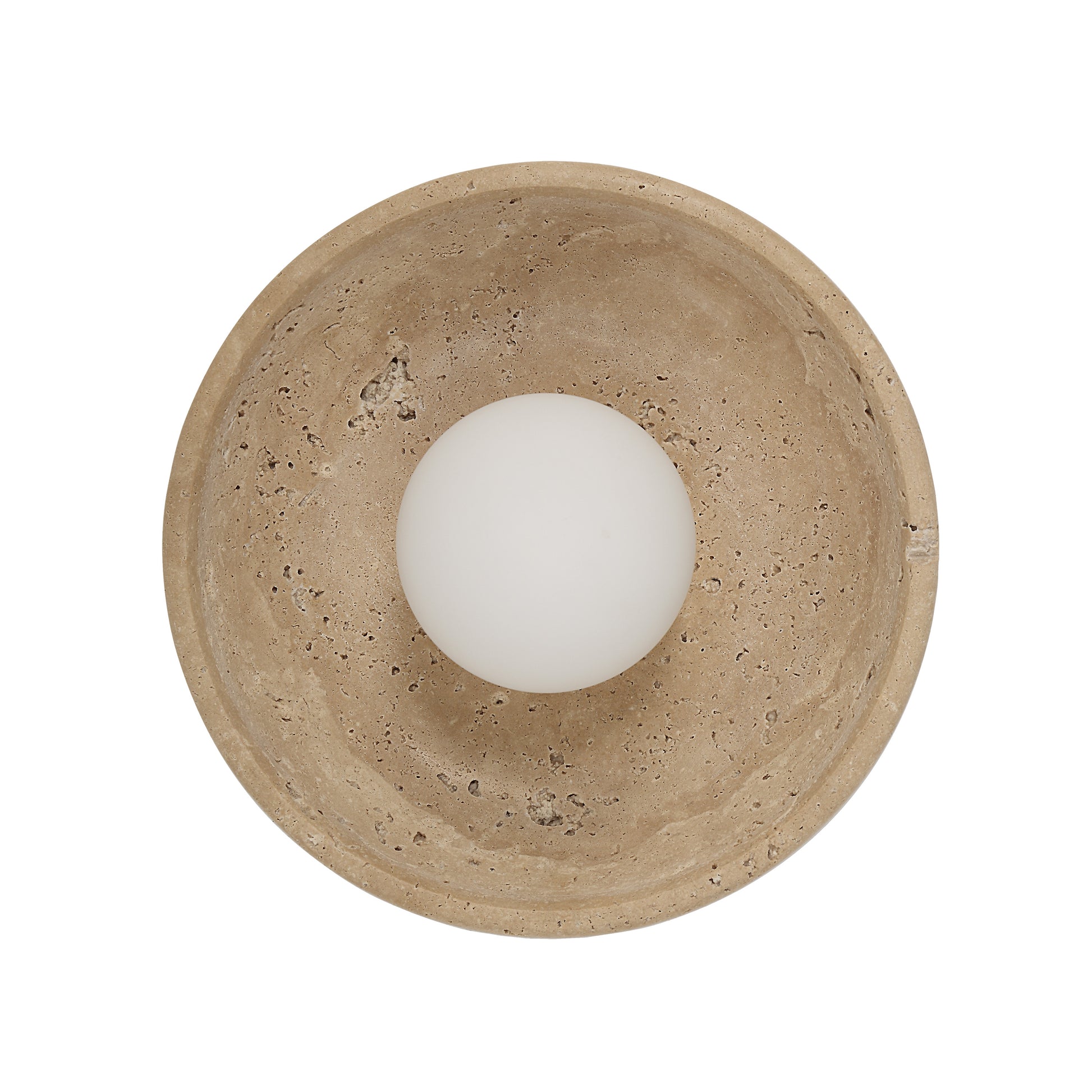Myrtos 4.92" Wall Sconce, Beige-Wall Sconce-DECOROLALA