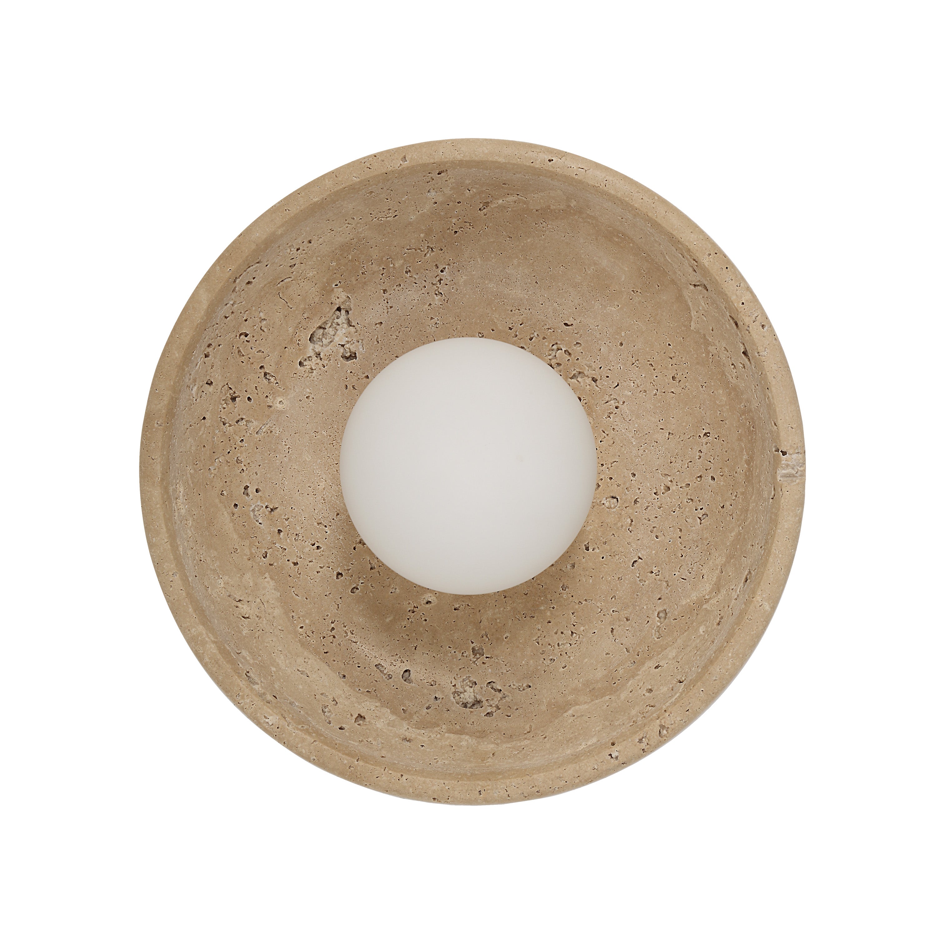 Myrtos 4.92" Wall Sconce, Beige-Wall Sconce-DECOROLALA