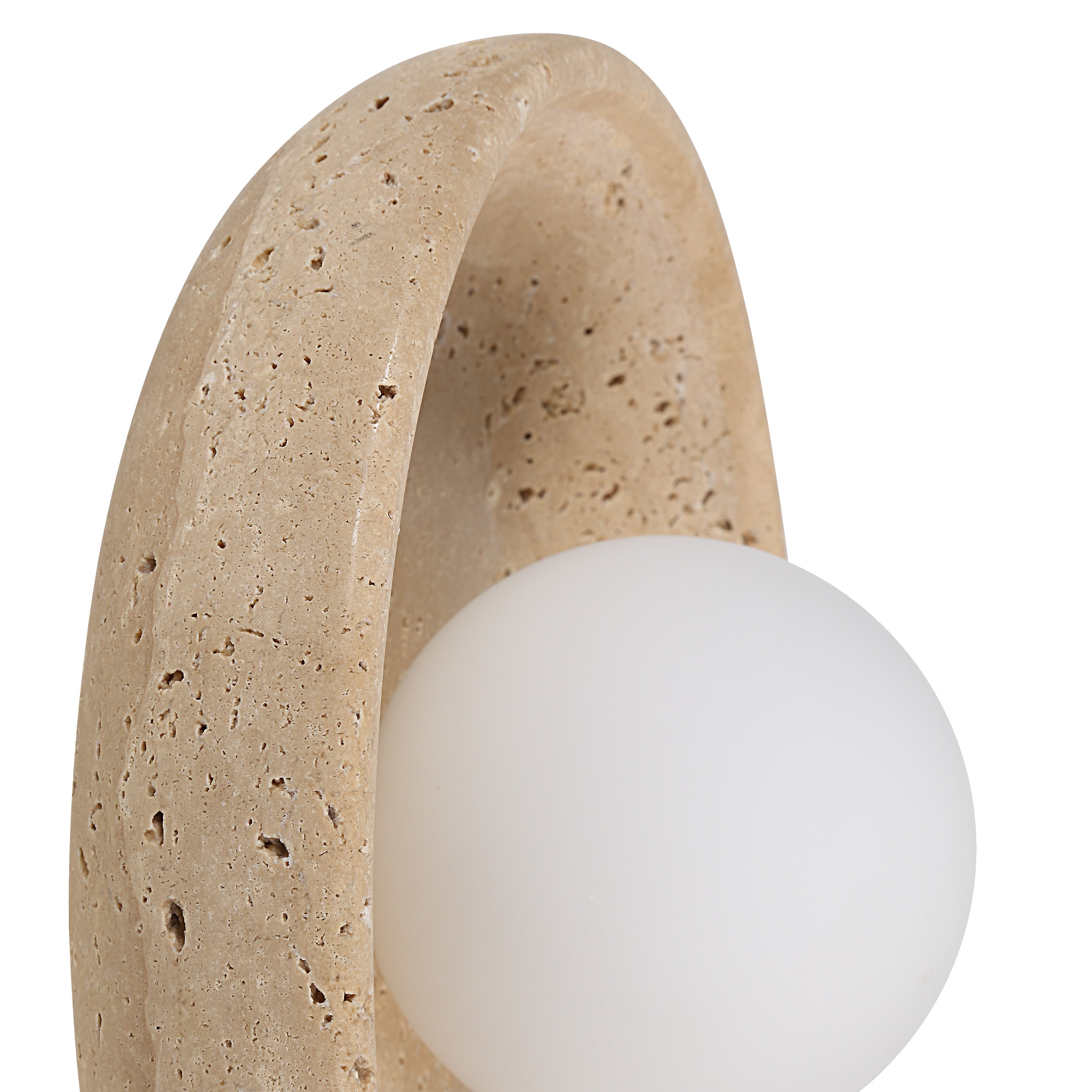 Myrtos 4.92" Wall Sconce, Beige-Wall Sconce-DECOROLALA