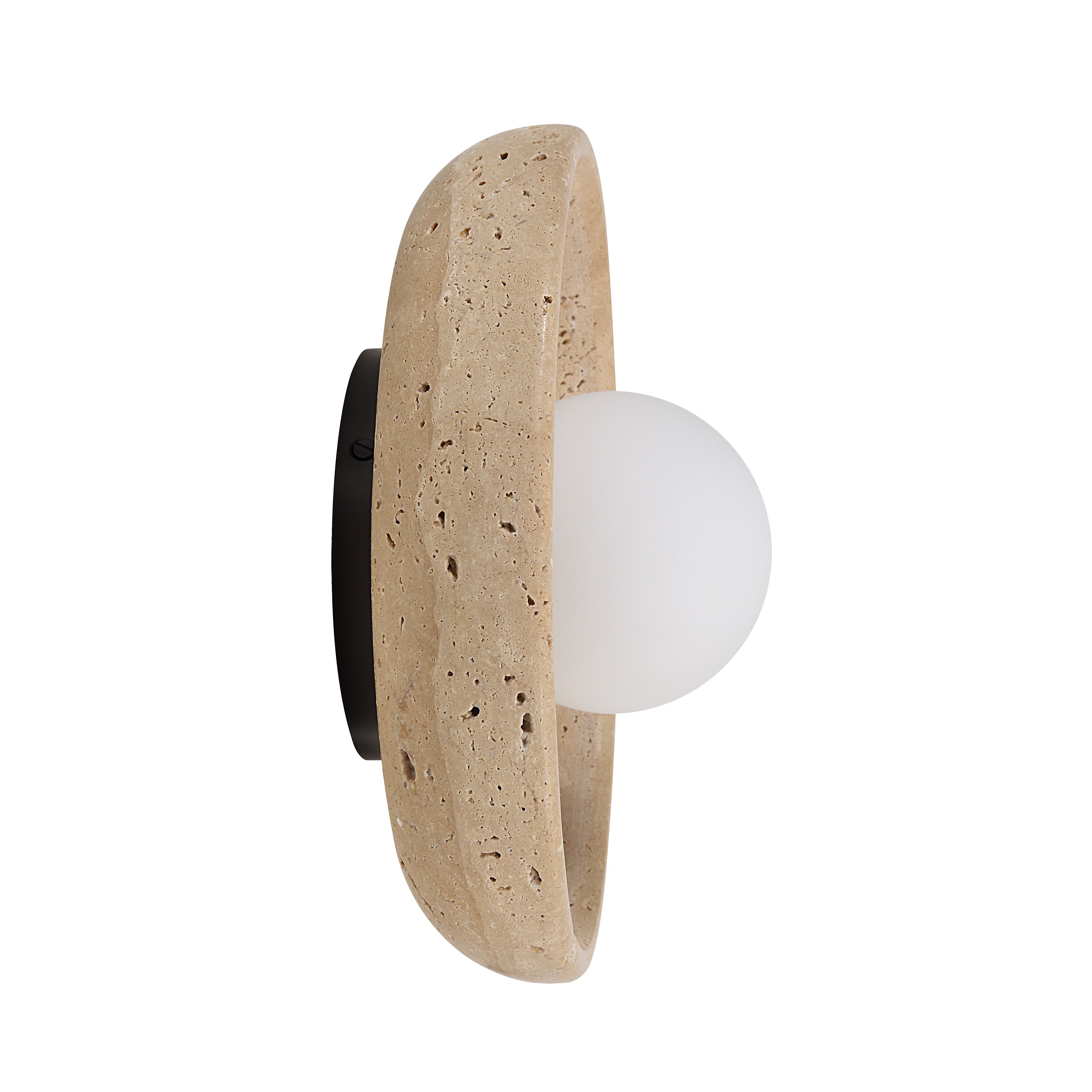 Myrtos 4.92" Wall Sconce, Beige-Wall Sconce-DECOROLALA