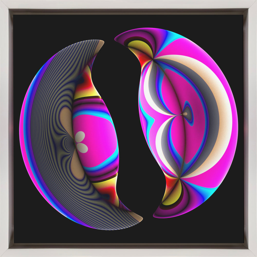 Mystic Number Broken Mirror Wall Art-canvas-DECOROLALA