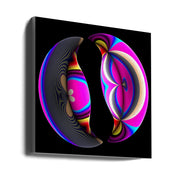 Mystic Number Broken Mirror Wall Art-canvas-DECOROLALA