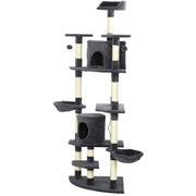 79" Scratching Kitten Tree Condo Kitten Scratch Activity Center Toys Dark Grey