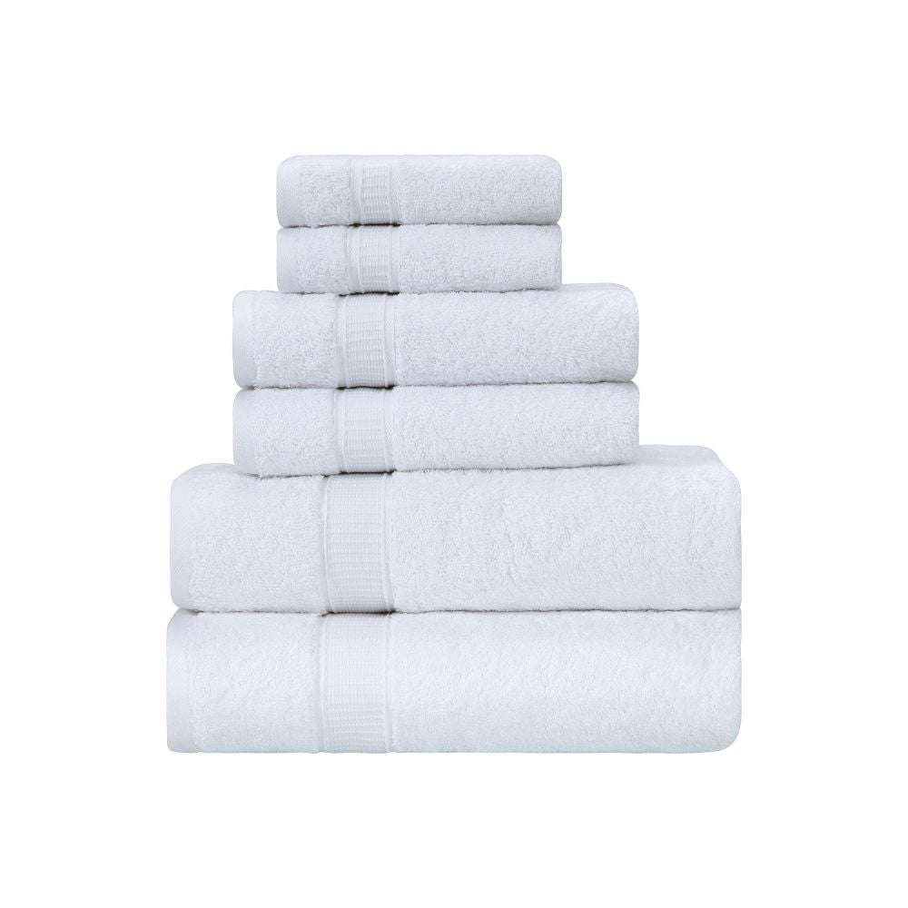 Turkish Cotton Full Bath Towel Set of 6-Towels & Robes-DECOROLALA