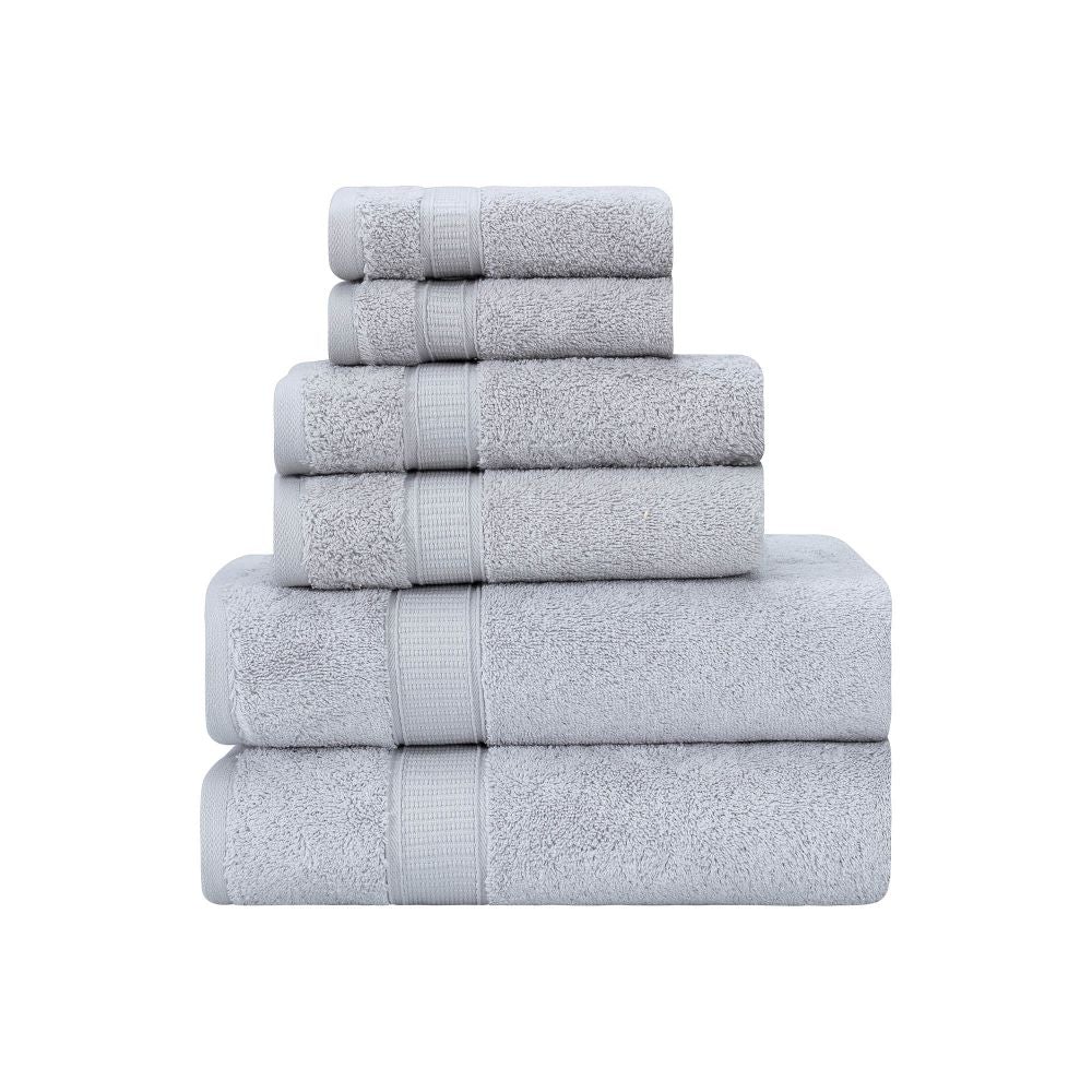 Turkish Cotton Full Bath Towel Set of 6-Towels & Robes-DECOROLALA