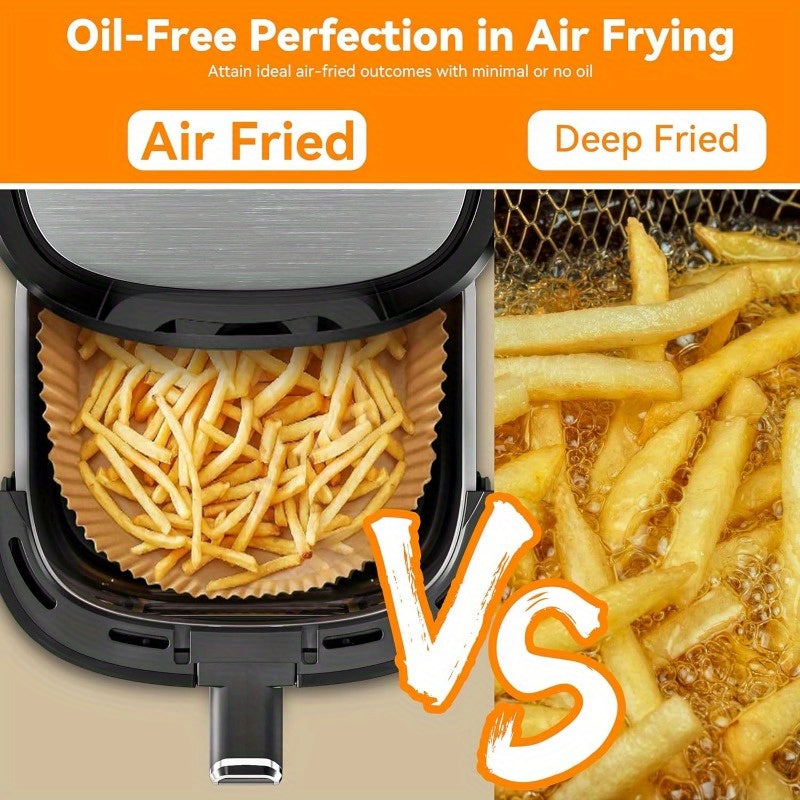 NNETM 6.5L Air Fryer - 8-in-1 Digital 1600W Stainless Steel Black-Air Fryer Accessories-DECOROLALA