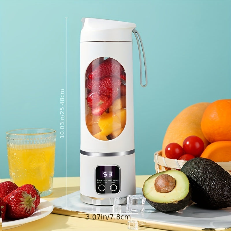 NNETM Portable USB Rechargeable Blender - White 500ml-Food Mixer & Blender-DECOROLALA