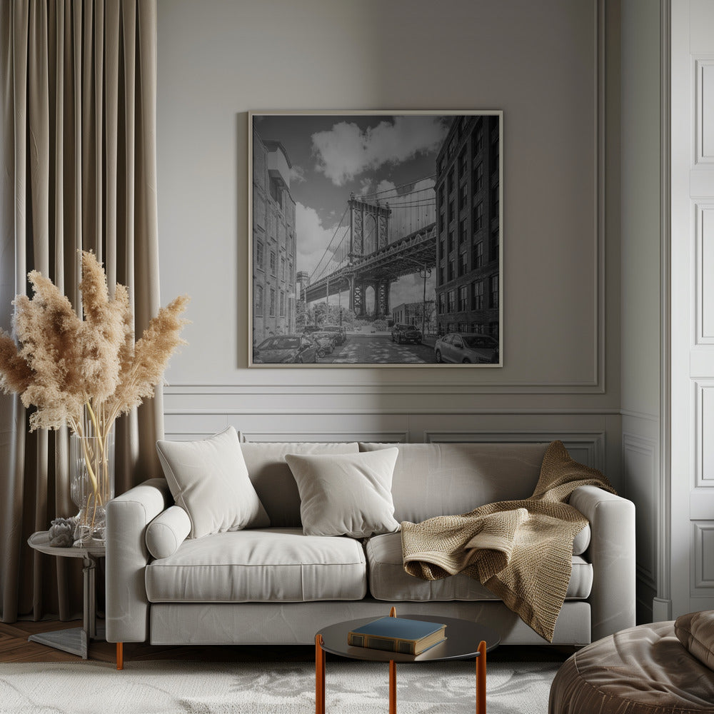 NYC Manhattan Bridge Wall Art-canvas-DECOROLALA