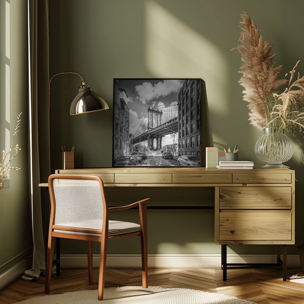 NYC Manhattan Bridge Wall Art-canvas-DECOROLALA