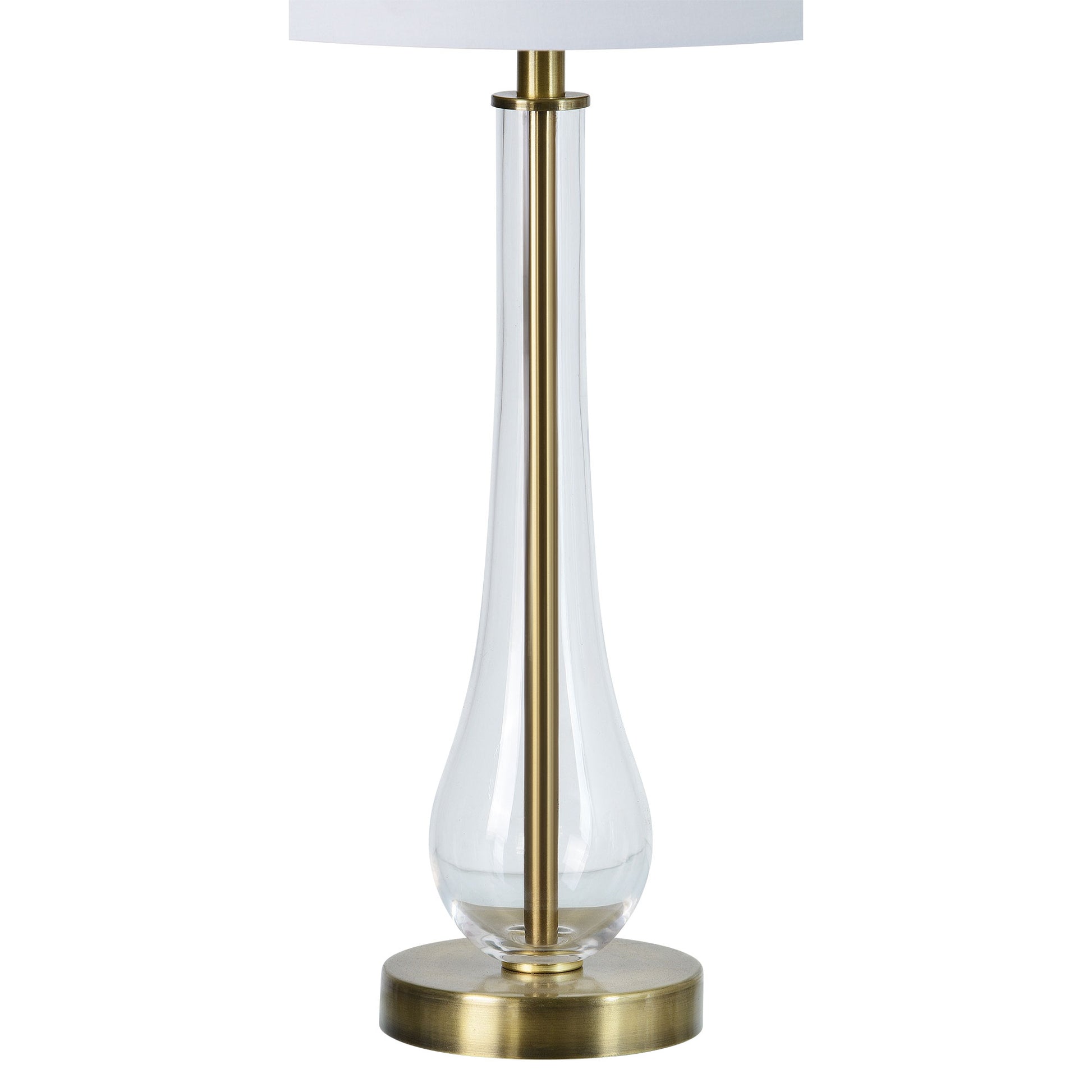 Nabi 26.5" Length Table Lamp- Set of two, Antique Brass-Table Lamp- Set of two-DECOROLALA