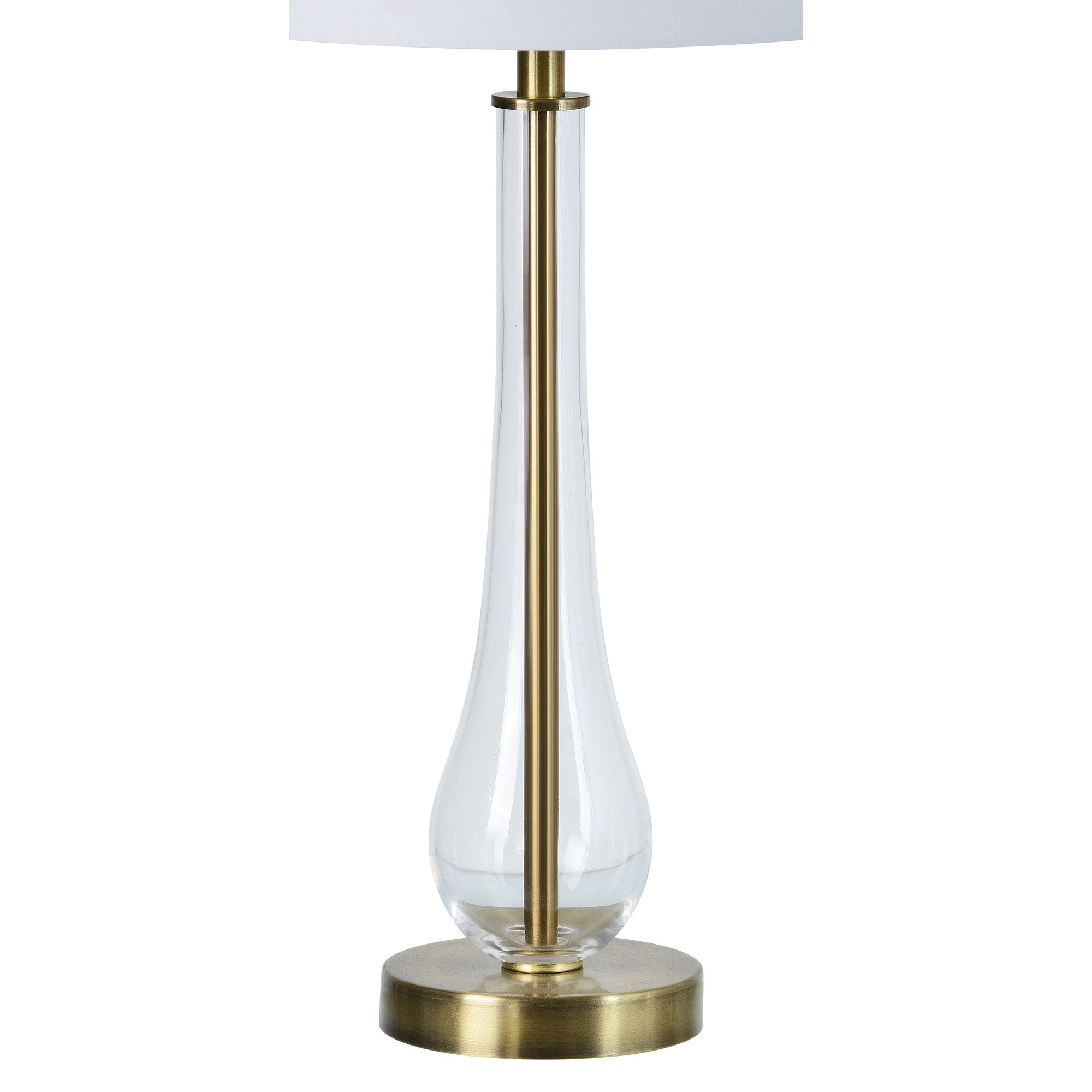 Nabi 26.5" Table Lamp Set of 2, Antique Brass-Table Lamp- Set of two-DECOROLALA