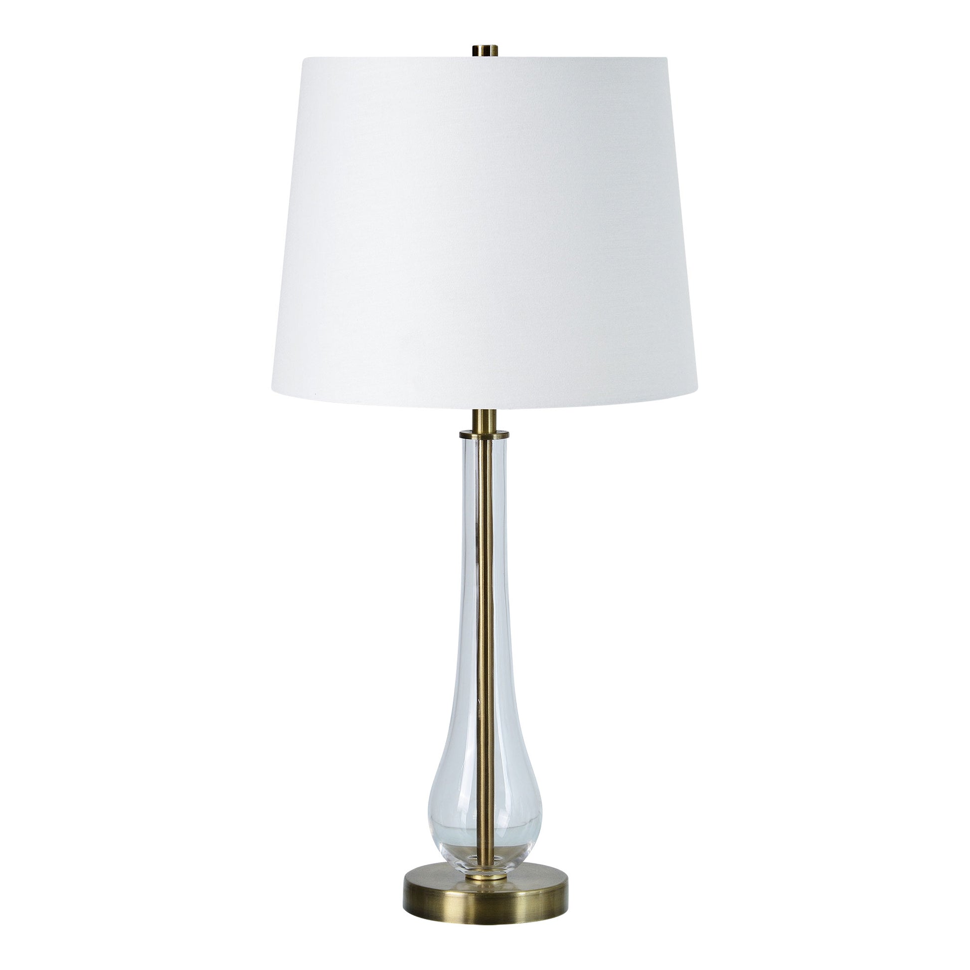 Nabi 26.5" Table Lamp Set of 2, Antique Brass-Table Lamp- Set of two-DECOROLALA