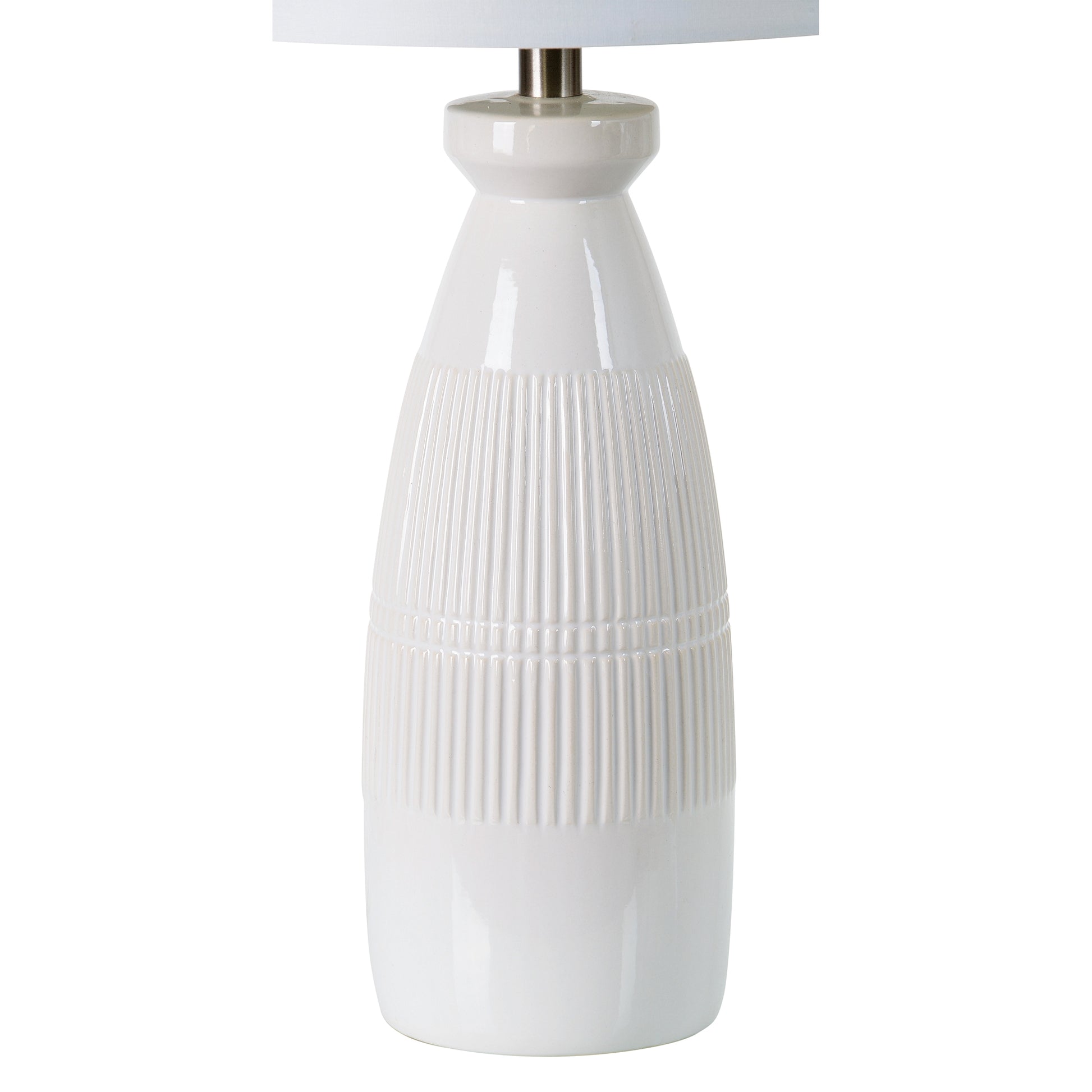 Nado 26.25" Length Table Lamp, Off-White-Table Lamp-DECOROLALA