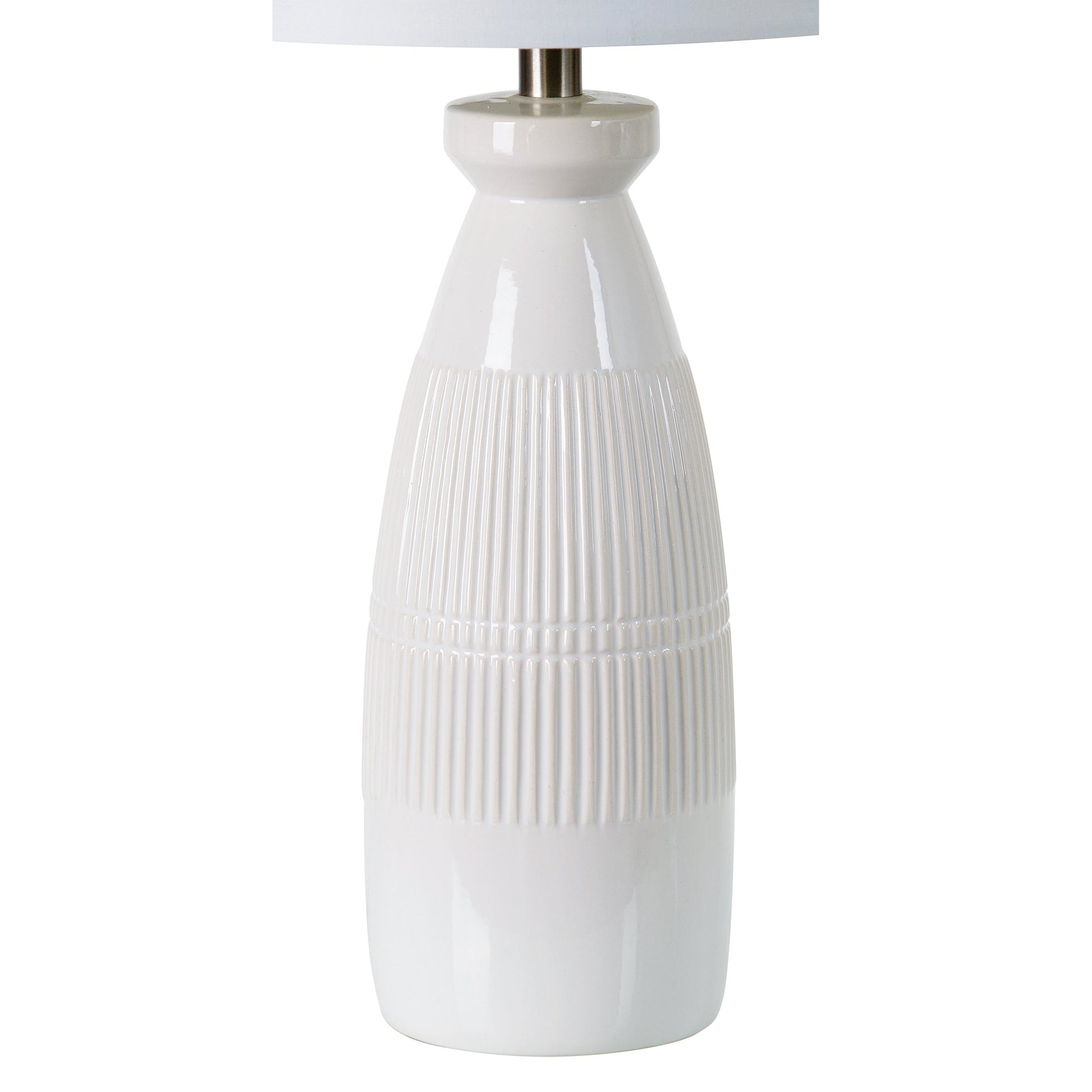 Nado 26.25" Table Lamp, Off-White Shade-Table Lamp-DECOROLALA