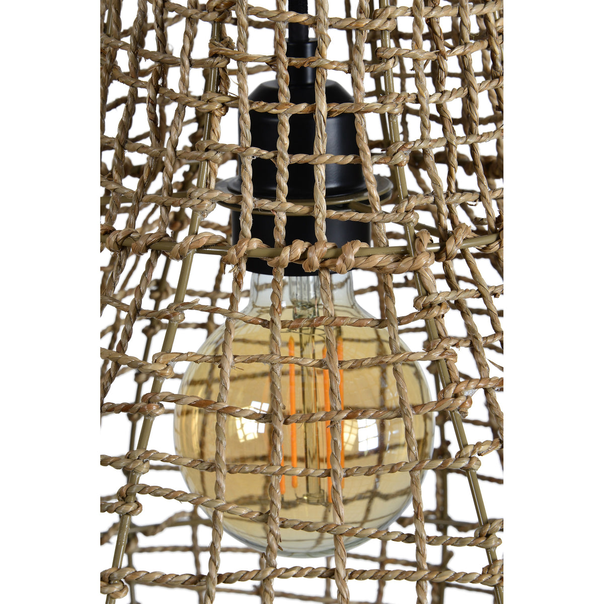 Nahanni 18.9" Length Ceiling Fixture, Brown-Ceiling Light Fixtures-DECOROLALA