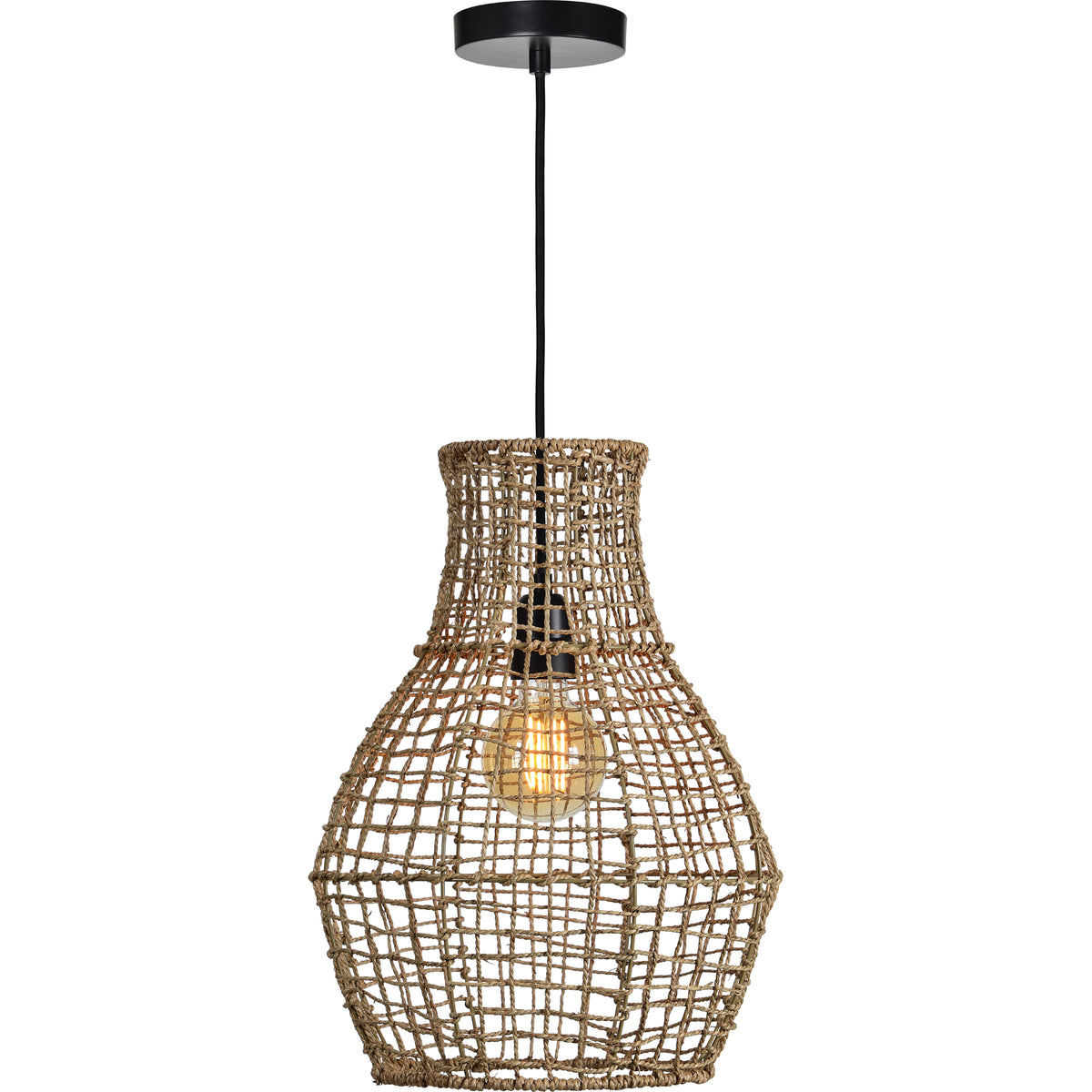 Nahanni 18.9" Length Ceiling Fixture, Brown-Ceiling Light Fixtures-DECOROLALA