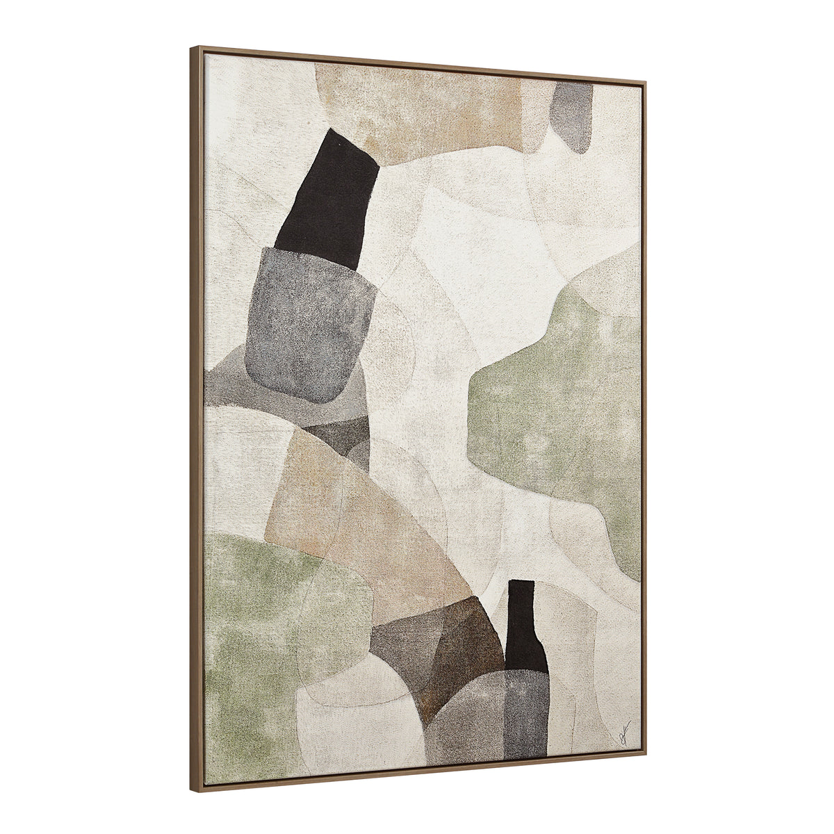 Nala 48" H x 36" W Canvas Art, Beige-Canvas Prints-DECOROLALA