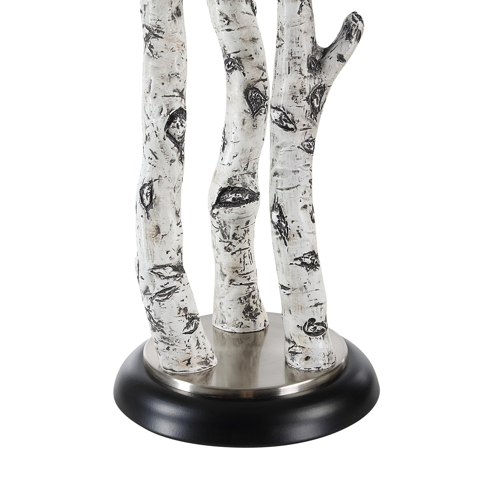 Naousa 29.4" Table Lamp with Grey Linen Shade-Table Lamp-DECOROLALA