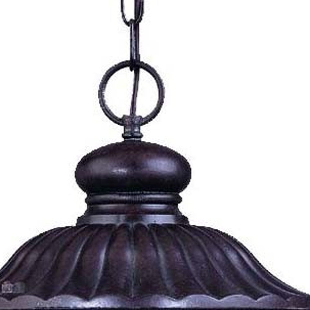 Naples 3-Light Marbelized Mahogany Hanging Light-Chandeliers-DECOROLALA