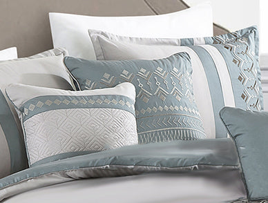Naples 6pc Comforter Set-Comforters & Quilts-DECOROLALA